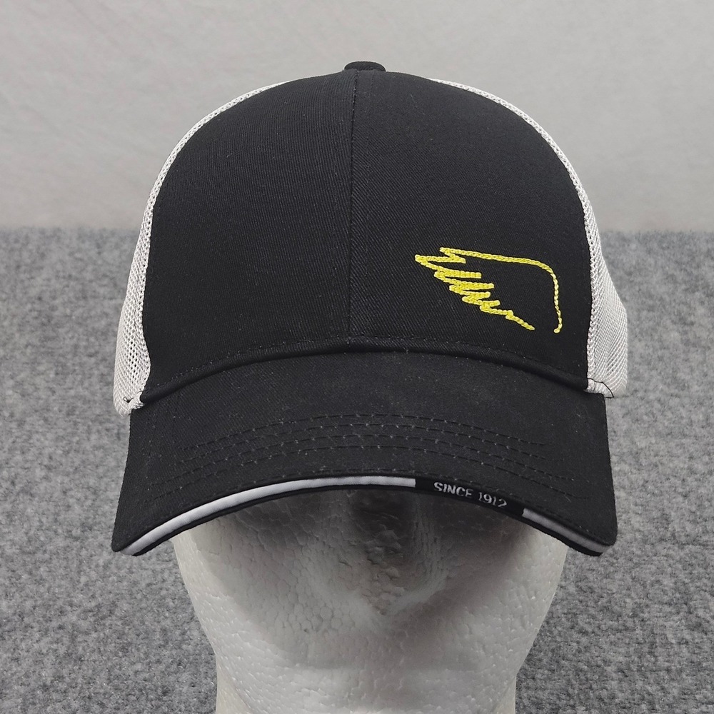 DEKALB Seed Trucker Hat Black White Cap Logo Farmer Snapback Agriculture Mesh